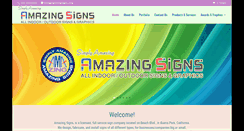 Desktop Screenshot of amazingsigns.com